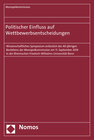 Buchcover Politischer Einfluss auf Wettbewerbsentscheidungen