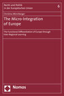 Buchcover The Micro-Integration of Europe