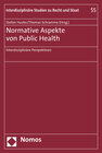 Buchcover Normative Aspekte von Public Health