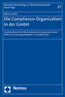 Buchcover Die Compliance-Organisation in der GmbH