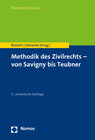 Buchcover Methodik des Zivilrechts - von Savigny bis Teubner