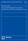 Buchcover Der Arzneimittelbegriff im deutschen, europäischen und US-amerikanischen Recht