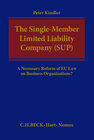 Buchcover The Single-Member Limited Liability Company (SUP)