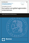 Buchcover Korruption von global agierenden Unternehmen