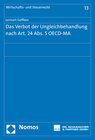 Buchcover Das Verbot der Ungleichbehandlung nach Art. 24 Abs. 5 OECD-MA