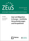 Buchcover Asyl und Migration in Europa - rechtliche Herausforderungen und Perspektiven