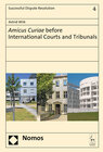 Buchcover Amicus Curiae before International Courts and Tribunals