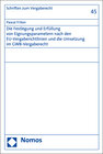 Buchcover Die Festlegung und Erfüllung von Eignungsparametern nach den EU-Vergaberichtlinien und die Umsetzung im GWB-Vergaberecht