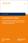 Buchcover Intervention in Libyen