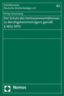 Buchcover Der Schutz des Vertrauensverhältnisses zu Berufsgeheimnisträgern gemäß § 160a StPO