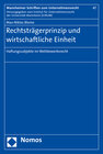 Buchcover Rechtsträgerprinzip und wirtschaftliche Einheit