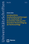 Buchcover Schuldrechtliche Gesellschaftervereinbarungen in der Gesellschaft mit beschränkter Haftung unter besonderer Berücksichti