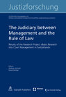 Buchcover The Judiciary between Management and the Rule of Law