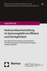 Buchcover Parkraumbewirtschaftung im Spannungsfeld von Effizienz und Verträglichkeit