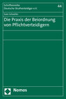 Buchcover Die Praxis der Beiordnung von Pflichtverteidigern