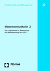 Buchcover Massenkommunikation IX