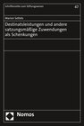 Buchcover Destinatsleistungen und andere satzungsmäßige Zuwendungen als Schenkungen