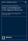 Buchcover Daten und Wettbewerb in der digitalen Ökonomie