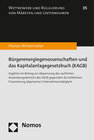 Buchcover Bürgerenergiegenossenschaften und das Kapitalanlagegesetzbuch (KAGB)
