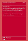 Buchcover Bereicherungsausgleich bei Eingriffen in höchstpersönliche Rechtsgüter