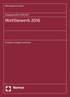Buchcover Hauptgutachten. Wettbewerb 2016