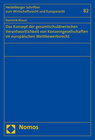 Buchcover Das Konzept der gesamtschuldnerischen Verantwortlichkeit von Konzerngesellschaften im europäischen Wettbewerbsrecht