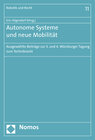 Buchcover Autonome Systeme und neue Mobilität