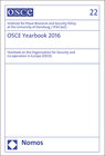 Buchcover OSCE Yearbook 2016