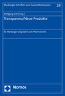 Buchcover Transparenz/Neue Produkte