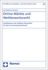 Buchcover Online-Märkte und Wettbewerbsrecht