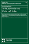 Buchcover Tarifautonomie und Wirtschaftskrise