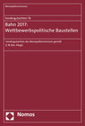 Buchcover Sondergutachten 75: Stand und Perspektiven des Wettbewerbs im deutschen Krankenversicherungssystem