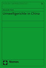 Buchcover Umweltgerichte in China