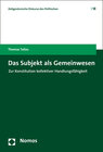 Buchcover Das Subjekt als Gemeinwesen