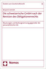 Buchcover Die schweizerische GmbH nach der Revision des Obligationenrechts