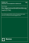 Buchcover Die Allgemeinverbindlicherklärung nach § 5 TVG