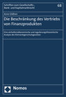 Buchcover Die Beschränkung des Vertriebs von Finanzprodukten