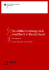 Buchcover Preisdifferenzierung nach Geschlecht in Deutschland