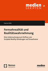 Buchcover Fernsehrealität und Realitätswahrnehmung