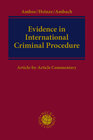Buchcover Evidence in International Criminal Procedure