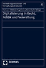 Buchcover Digitalisierung in Recht, Politik und Verwaltung