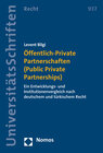 Buchcover Öffentlich-Private Partnerschaften (Public Private Partnerships)