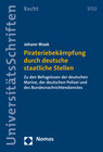 Buchcover Pirateriebekämpfung durch deutsche staatliche Stellen