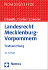 Buchcover Landesrecht Mecklenburg-Vorpommern