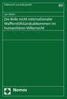 Buchcover Die Rolle nicht-internationaler Waffenstillstandsabkommen im humanitären Völkerrecht