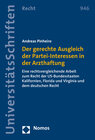 Buchcover Der gerechte Ausgleich der Partei-Interessen in der Arzthaftung