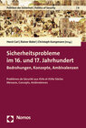 Buchcover Sicherheitsprobleme im 16. und 17. Jahrhundert