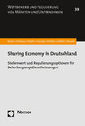 Buchcover Sharing Economy in Deutschland