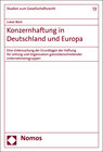 Buchcover Konzernhaftung in Deutschland und Europa