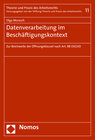 Buchcover Datenverarbeitung im Beschäftigungskontext